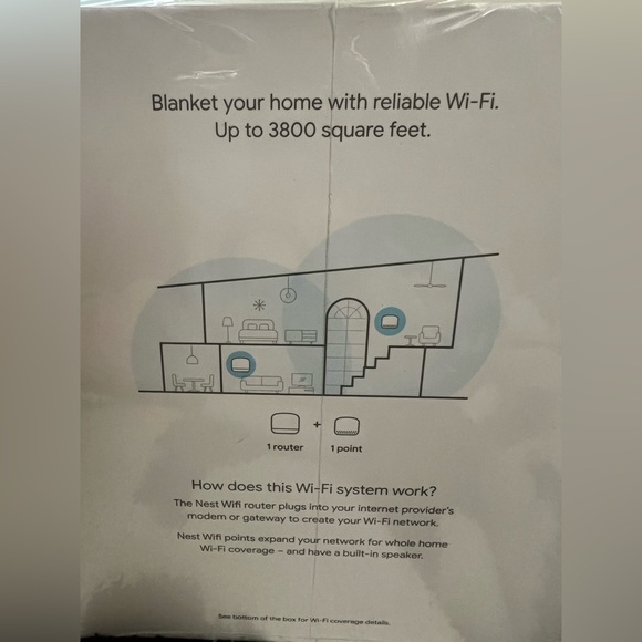 Google Nest Dual Band Wi Fi System Sand color New in Box ✨Host Pick✨5/15 & 6/20 - Picture 11 of 13